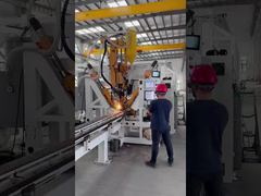 Идеальная сварка столбов | Сварочный аппарат CNCS400/12000 мм с источником питания для лазерной сварки