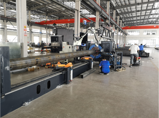 Роботизированная сварочная машина CNC режущая дверная рама для светового столба