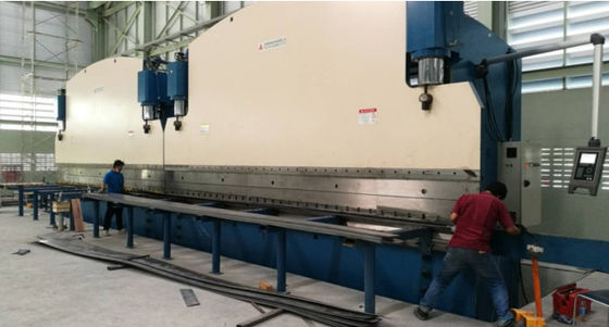 2-WE67K-400/7000 CNC тандемный гидравлический прессовый тормоз для изготовления высокого мачты с легким столбом