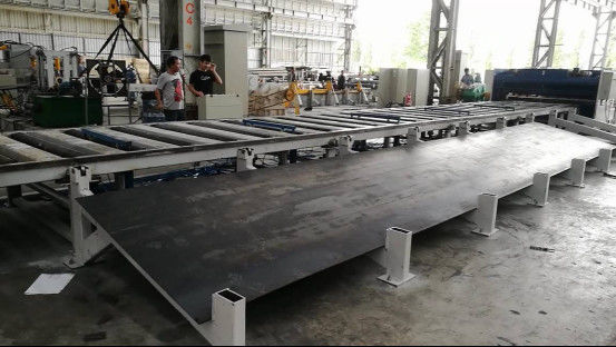 Светлое Поляк обрабатывало изделие на определенную длину линия машина для автомата для резки столба светильника толщины 2 до 6mm