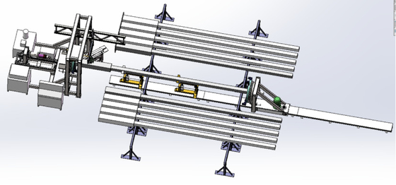 Роботизированная сварочная машина CNC режущая дверная рама для светового столба
